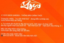 YoYo Beer Garden - Hồ Con Rùa THÔNG BÁO